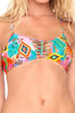 Luli Fama Boho Chic Strings To Criss Cross Sporty Bra