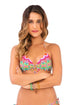 Luli Fama Sunkissed Laughter Molded Push Up Bandeau Halter Top