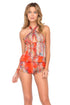 Luli Fama Wanderlust Crossed Band Romper