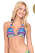 Luli Fama Tribal Beach D-Dd Cup Triangle Halter Top