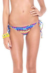 Luli Fama Tribal Beach Seamless Brazilian Ruched Back Bottom