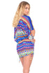 Luli Fama Tribal Beach Cabana V-Neck Dress