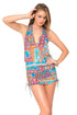 Luli Fama Wild & Free T-Back Mini Dress