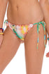 Luli Fama Sol Multicolor Cryst.Wavey Ruched Back Braz.T/S
