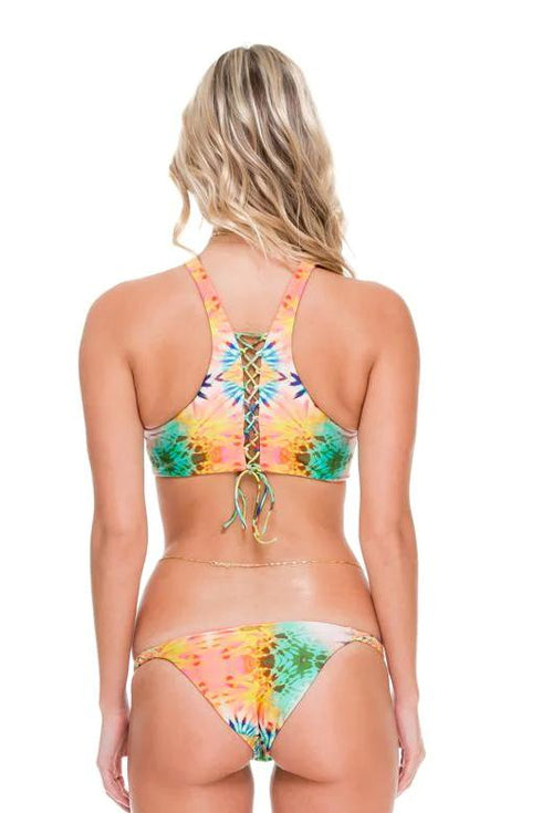 Luli Fama Sol Multicolor Glam High Neck Eng.Top Reversible