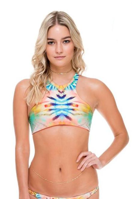 Luli Fama Sol Multicolor Glam High Neck Eng.Top Reversible