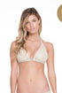 Luli Fama Desert Babe TRAINGLE HALTER TOP