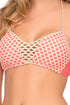 Luli Fama Starfish Wishes Gold Net Center Sporty Bra