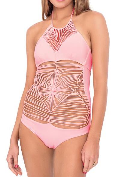 Luli Fama Heart Of A Hippie Weave One Piece