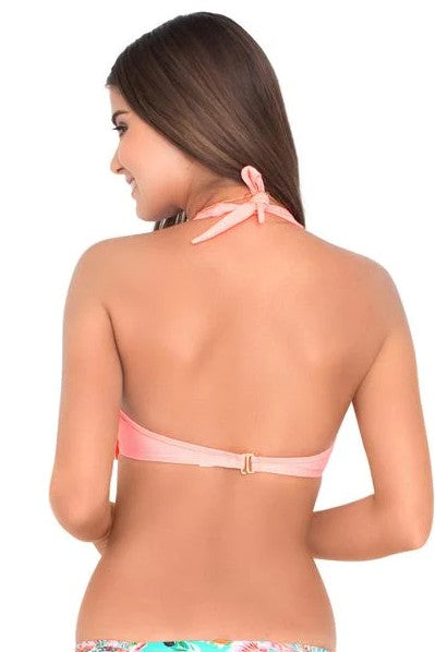 Luli Fama Heart Of A Hippie Weave Fringed Underwire Top