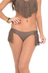 Luli Fama Heart Of A Hippie Weave Fringed Skimpy Bottom