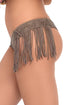 Luli Fama Heart Of A Hippie Weave Fringed Skimpy Bottom