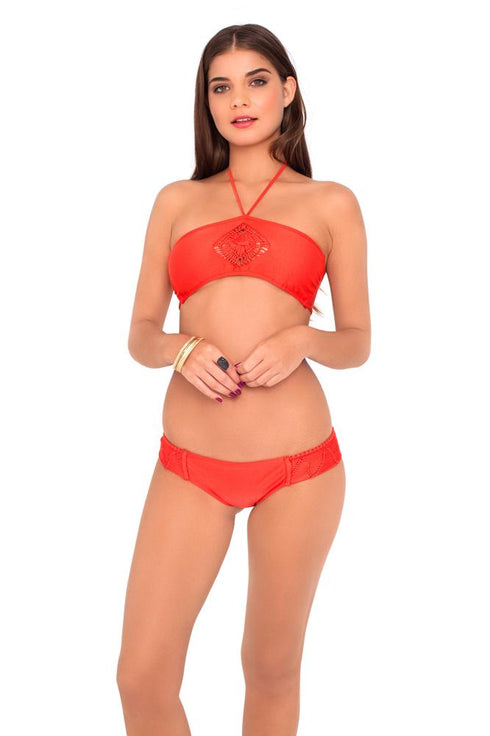 Luli Fama Pineapple Fields WEAVE CENTER BANDEAU