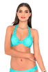Luli Fama Pineapple Fields Weave Underwire Top
