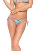 Luli Fama Mariposita Caribeña Crystallized Brazilian Ruched Back Tieside