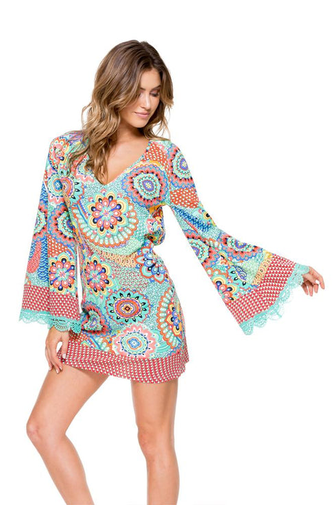 Luli Fama Mariposita Caribeña Boheme Tunic