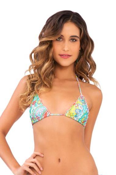 Luli Fama Siren Dance Cry Wavey Triangle Top