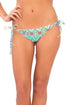 Luli Fama Siren Dance Wavey Ruched Back Brazilian Tie Side Bottom