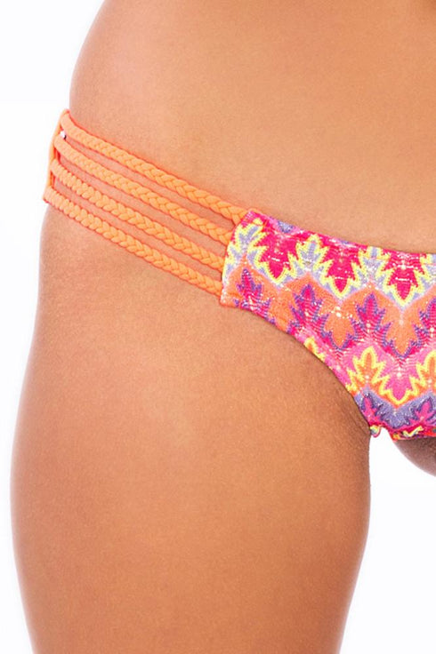 Luli Fama Song Of The Sea Braided Lo-Rise Hipster Bottom