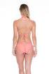 Luli Fama Sunset Angel Wavey Ruched Back Full Tie Side Bottom