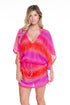 Luli Fama Sunset Angel Cabana V-Neck Dress