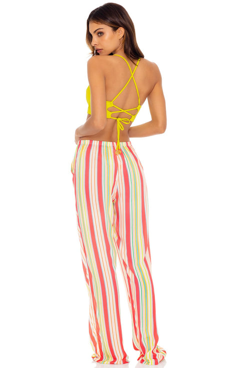 Luli Fama Playtime FLARE BOTTOM PANTS