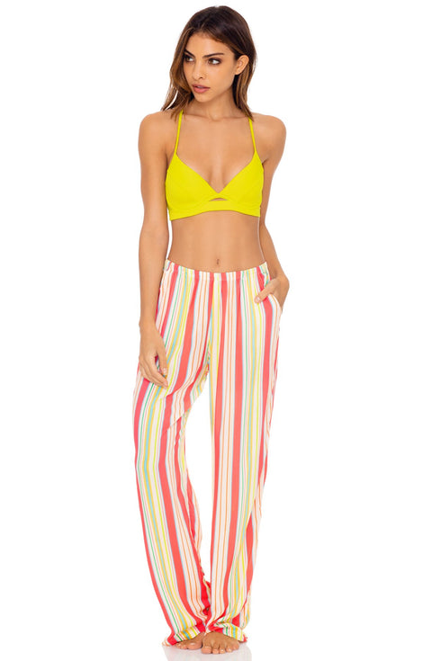 Luli Fama Playtime FLARE BOTTOM PANTS