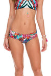Luli Fama Like A Flame Scrunch Ruched Back Brazilian Bottom