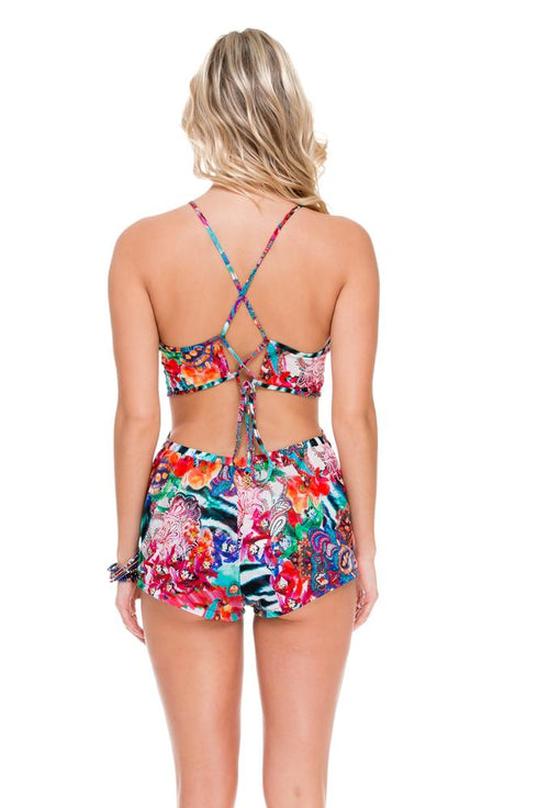 Luli Fama Like A Flame Fire Fly Romper