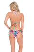 Luli Fama Gorgeous Chaos Wavey Ruched Back Brazilian Tie Side Bottom