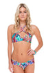 Luli Fama Gorgeous Chaos Twisted Bandeau Top