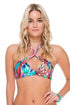 Luli Fama Gorgeous Chaos Twisted Bandeau Top