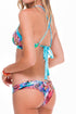 Luli Fama Gorgeous Chaos Water Trim Trimmed V-Top
