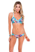 Luli Fama Gorgeous Chaos Water Trim Trimmed V-Top