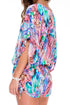 Luli Fama Gorgeous Chaos Cabana V-Neck Dress