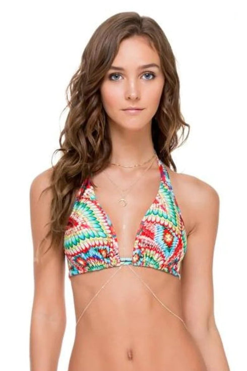Luli Fama Wild Heart D/Dd Cup Triangle Halter