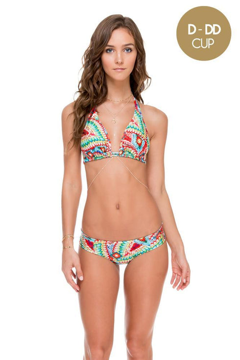 Luli Fama Wild Heart D/Dd Cup Triangle Halter