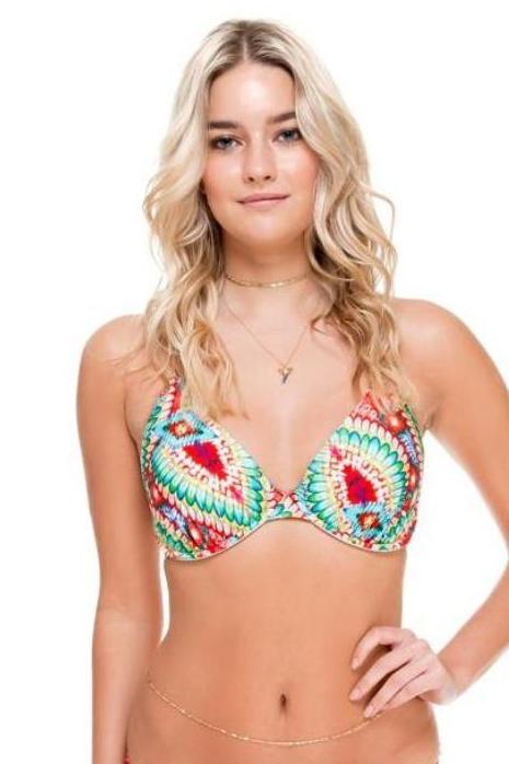 Luli Fama Wild Heart D-E Cup Underwire Adjustable Top