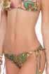 Luli Fama Callejera Wavey Ruched Back Brazilian Tie Side Bottom