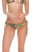 Luli Fama Callejera Wavey Ruched Back Brazilian Tie Side Bottom