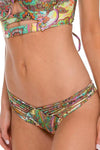 Luli Fama Callejera Strappy Brazilian Ruched Back Bottom