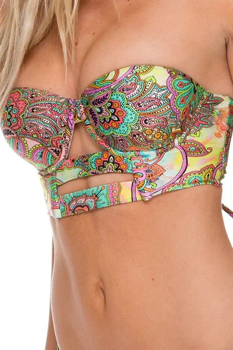 Luli Fama Callejera Cut Out Corset Top