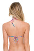 Luli Fama Beautiful Mess Crystallized Wavey Triangle Top