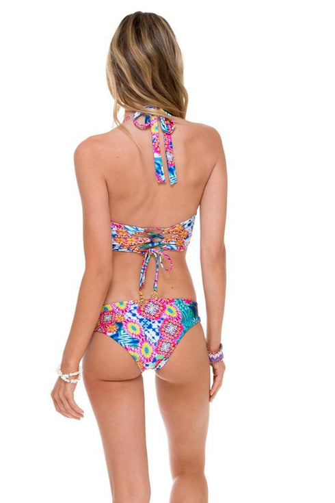 Luli Fama Beautiful Mess Curve Stitched Reversile Moderate Bottom