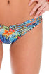 Luli Fama Inked Babe Strappy Brazilian Ruched Back Bottom