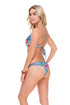 Luli Fama Inked Babe Strappy Brazilian Ruched Back Bottom