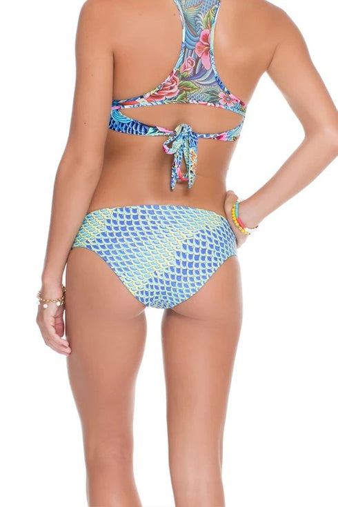 Luli Fama Inked Babe Fishtail Ink Mesh Full Bottom