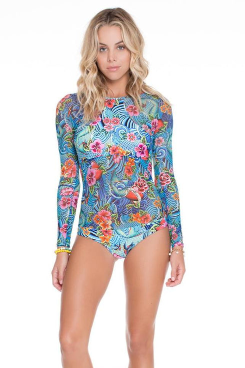 Luli Fama Inked Babe Skin Deep Body Suit