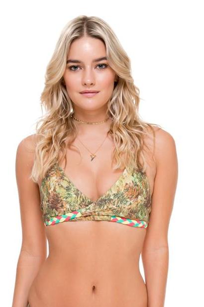 Luli Fama World On Fire Braided Cross Over Halter