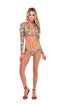 Luli Fama World On Fire Hot Patch Lo Rise Hipster Bottom